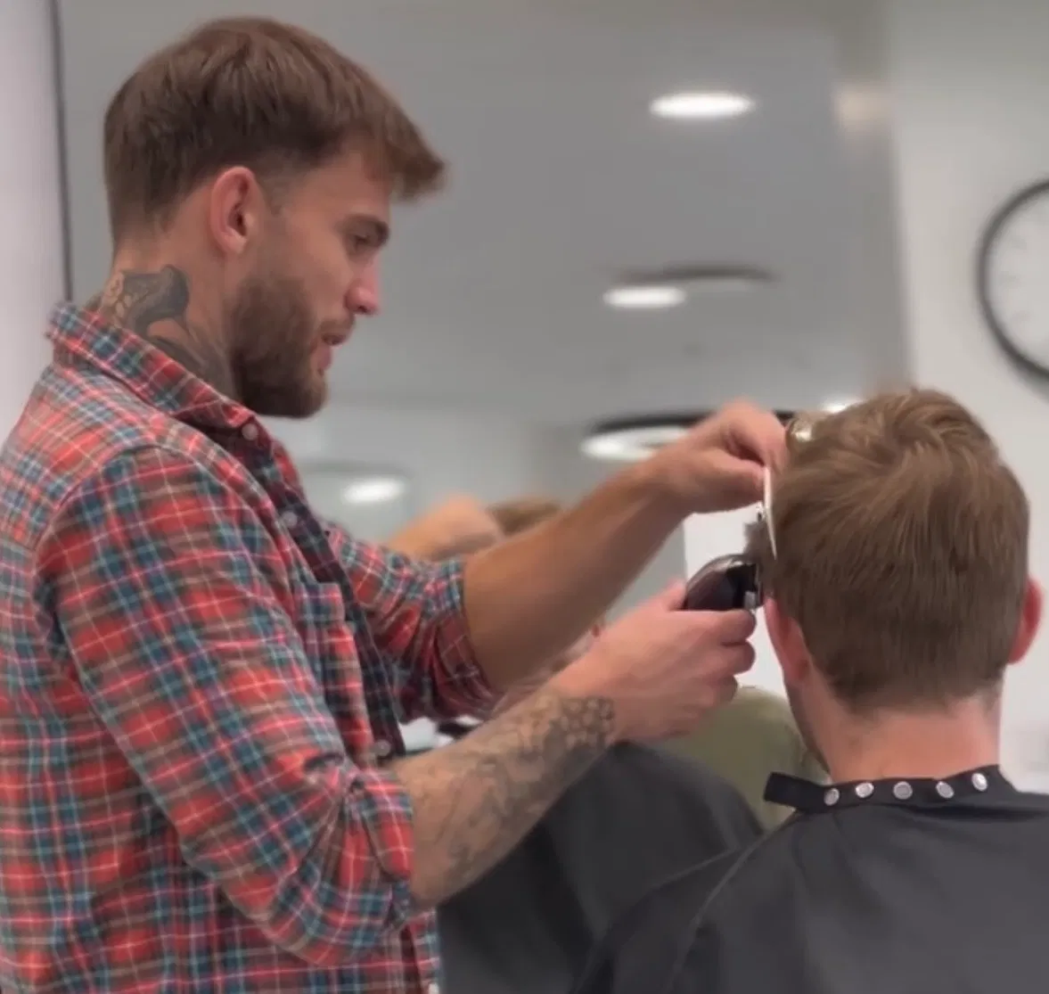 Isaac Hill, barber at BB's Barbers Penrith, specialist in fades and beard trims